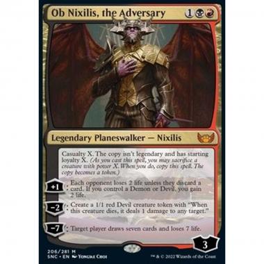 Ob Nixilis, the Adversary - Ob Nixilis, l'Avversario - [SNC] [NM] [Foil]