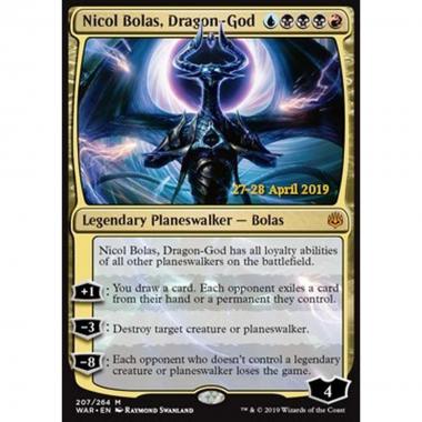 Nicol Bolas, Dragon-God - Nicol Bolas, Drago Divino - [XWAR] [NM] [Foil]