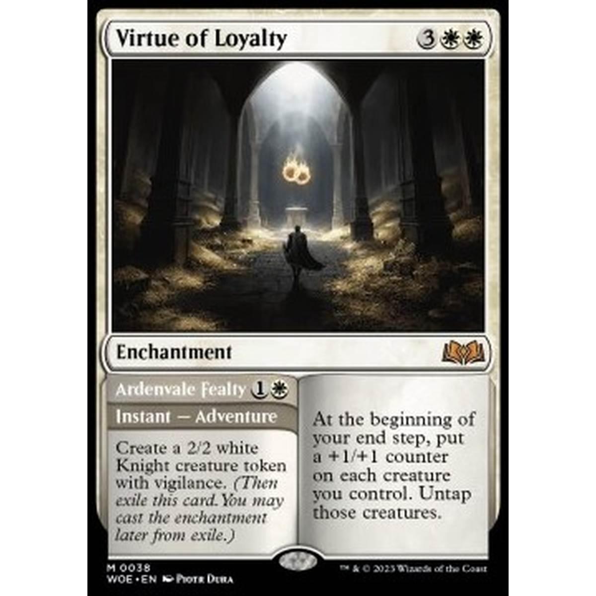 Virtue of Loyalty // Ardenvale Fealty - Virtue of Loyalty // Ardenvale Fealty - [WOE] [NM]