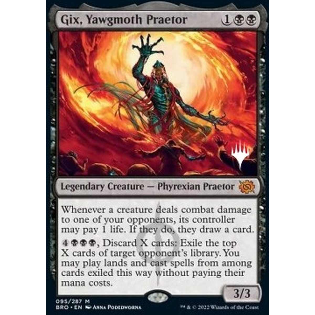 Gix, Yawgmoth Praetor (V.2) - Gix, Pretore di Yawgmoth (V.2) - [PBRO] [NM]