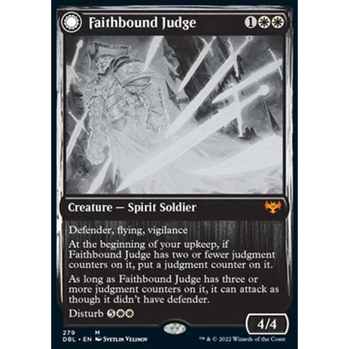 Faithbound Judge // Sinner's Judgment - Faithbound Judge // Sinner's Judgment - [DBL] [EX] [Foil]