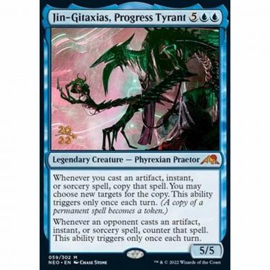 Jin-Gitaxias, Progress Tyrant (V.1) - Jin-Gitaxias, Tiranno del Progresso (V.1) - [PNEO] [NM] [Foil]