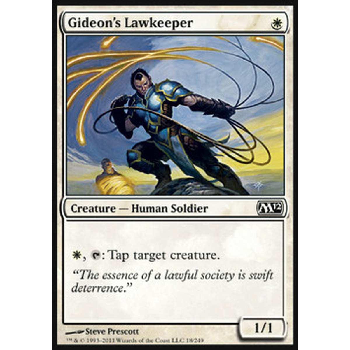 Gideon's Lawkeeper - Disciplinato di Gideon - [M12] [NM]
