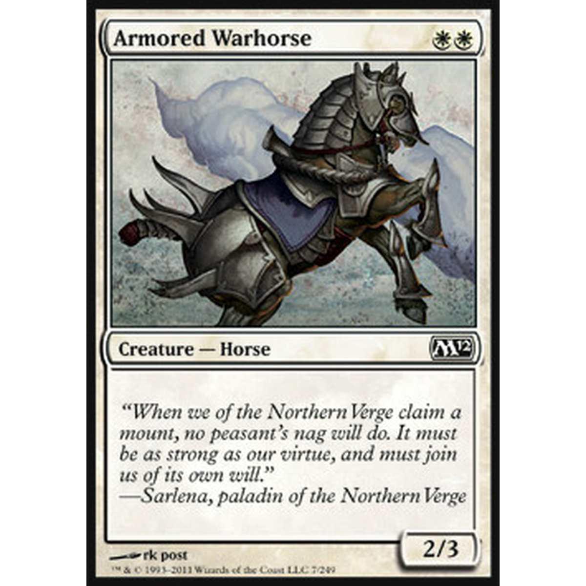 Armored Warhorse - Destriero Corazzato - [M12] [NM]