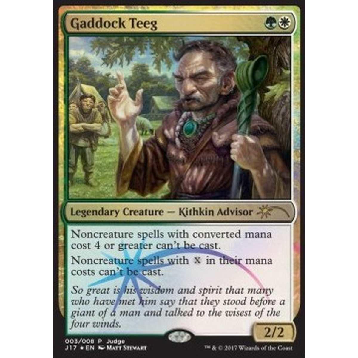 Gaddock Teeg - Gaddock Teeg - [JR] [NM] [Foil]