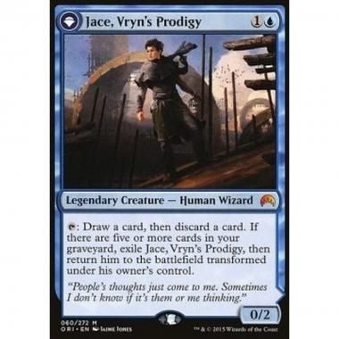 Jace, Vryn's Prodigy // Jace, Telepath Unbound - Jace, Vryn's Prodigy // Jace, Telepath Unbound - [ORI] [NM] [Foil]