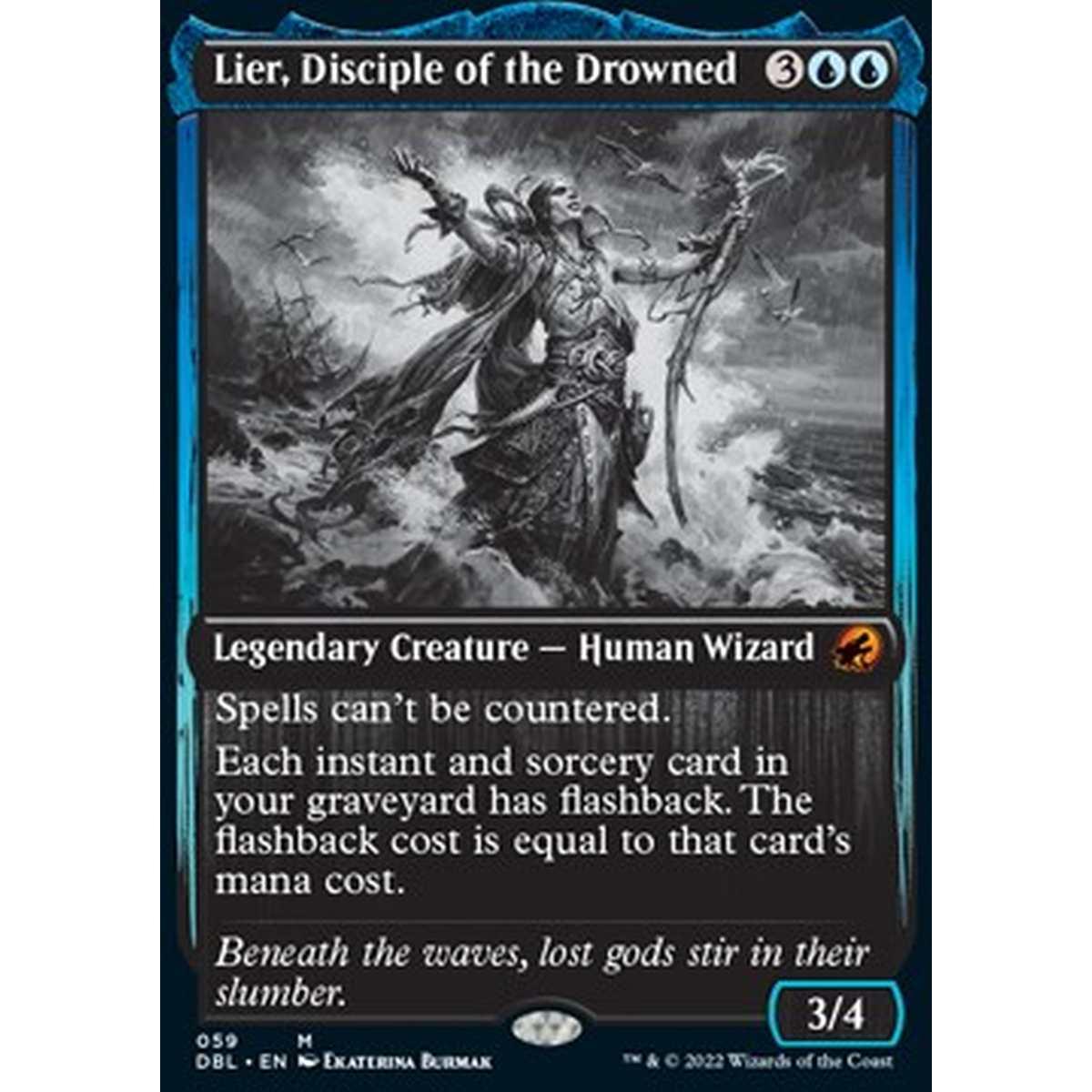 Lier, Disciple of the Drowned - Lier, Disciple of the Drowned - [DBL] [NM] [Foil]