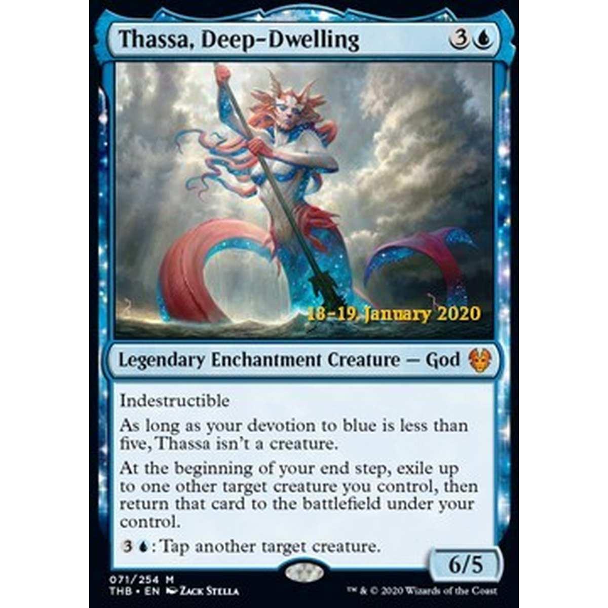 Thassa, Deep-Dwelling (V.2) - Thassa, Abitante degli Abissi (V.2) - [PTHB] [NM] [Foil]