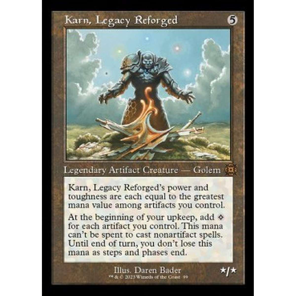 Karn, Legacy Reforged (V.1) - Karn, Legacy Reforged (V.1) - [XMAT] [NM] [Foil]
