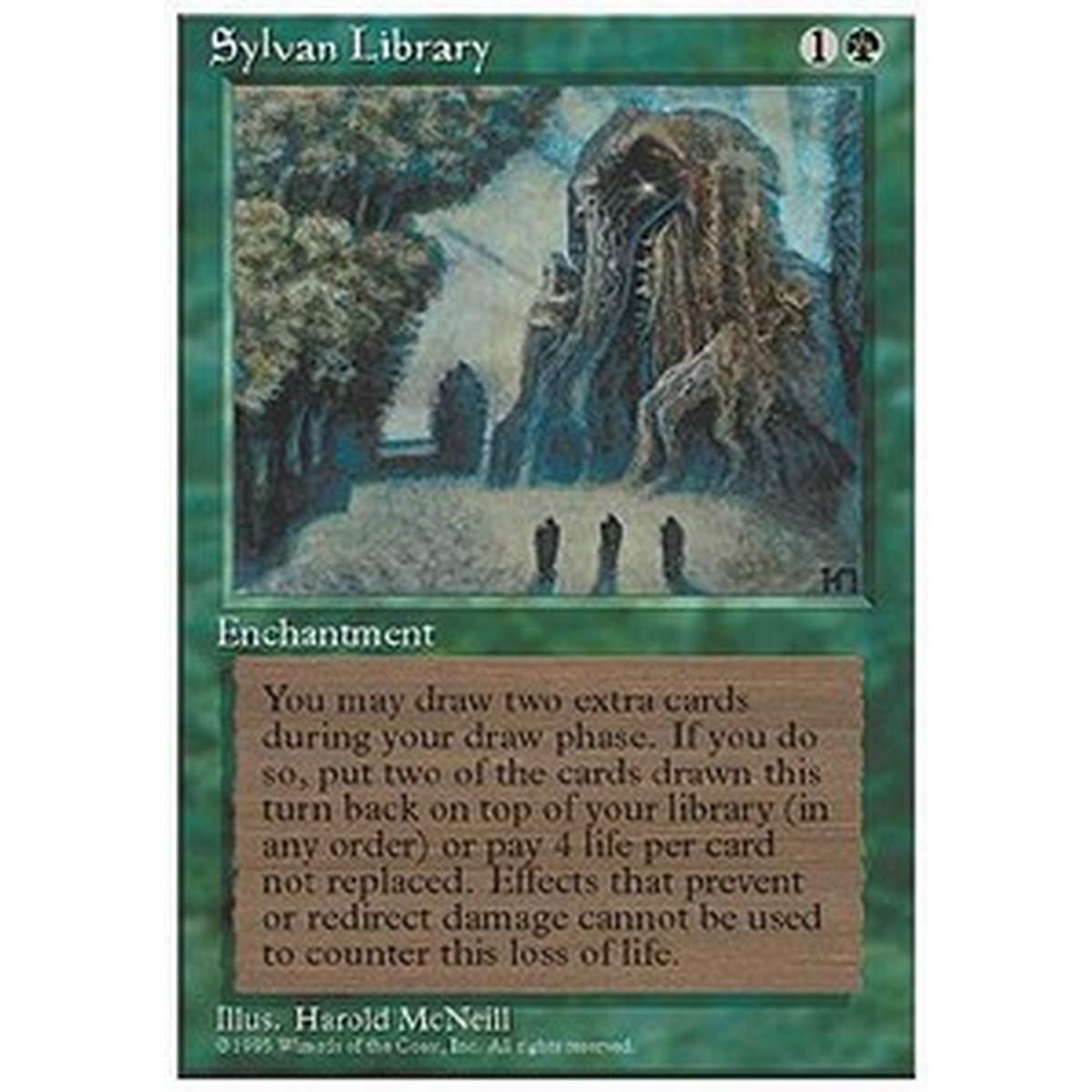 Sylvan Library - Sylvan Library - [4ED] [EX]