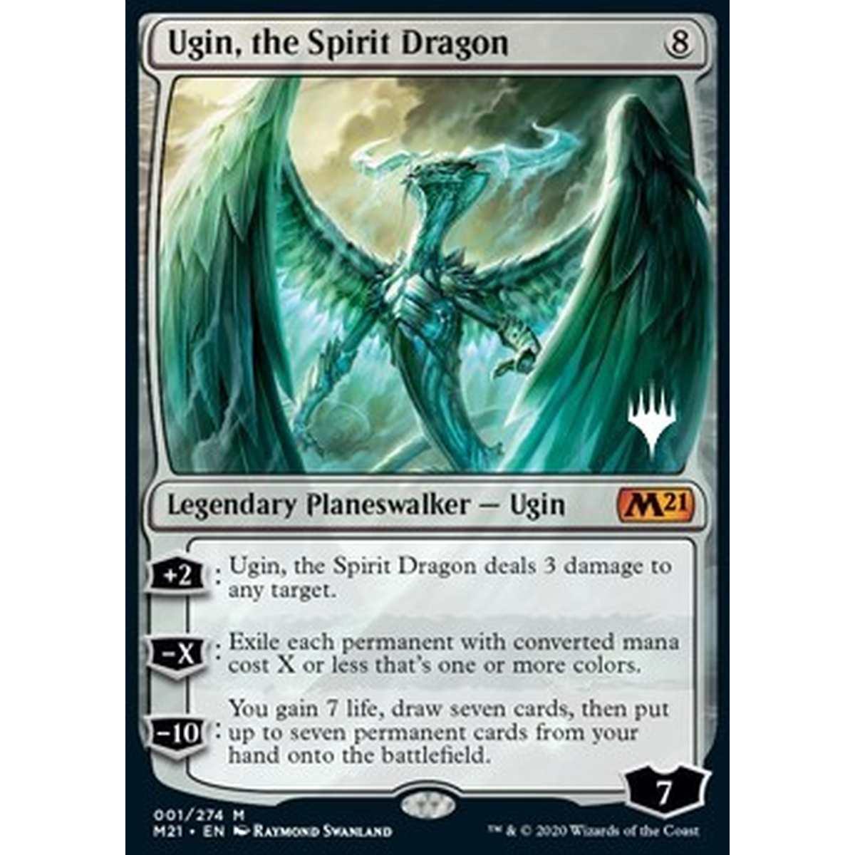 Ugin, the Spirit Dragon (V.1) - Ugin, lo Spirito Drago (V.1) - [PM21] [NM] [Foil]
