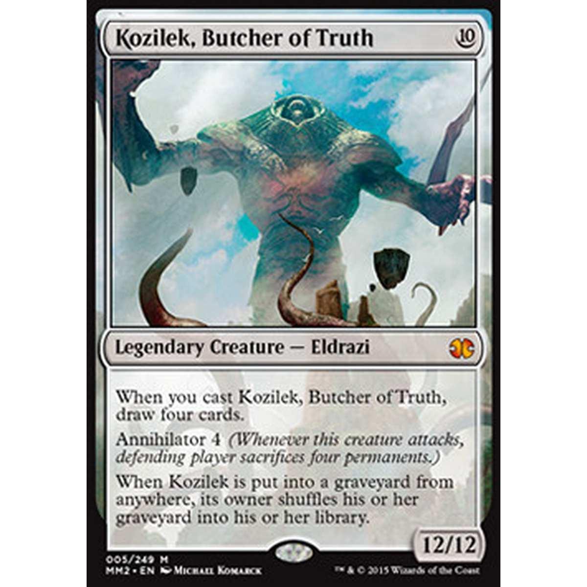 Kozilek, Butcher of Truth - çœŸçå±å¤«å¯åŸºé· - [MM2] [EX]