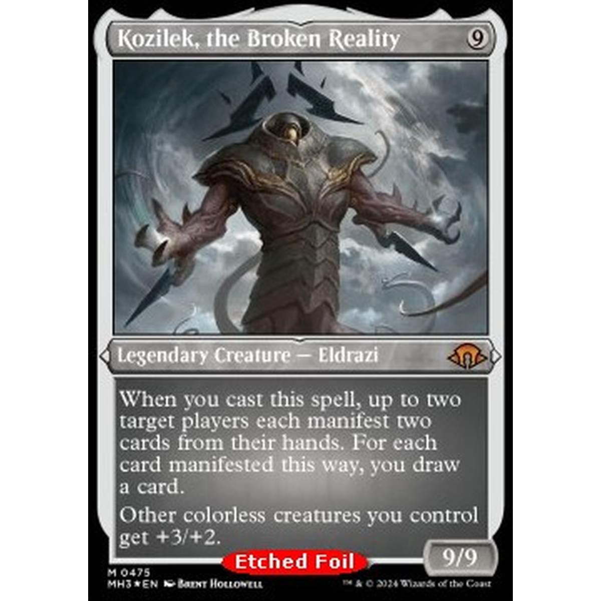 Kozilek, the Broken Reality (V.3) - Kozilek, the Broken Reality (V.3) - [XMH3] [NM] [Foil]