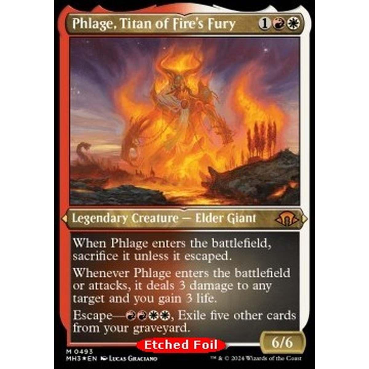 Phlage, Titan of Fire's Fury (V.2) - Phlage, Titan of Fire's Fury (V.2) - [XMH3] [NM] [Foil]