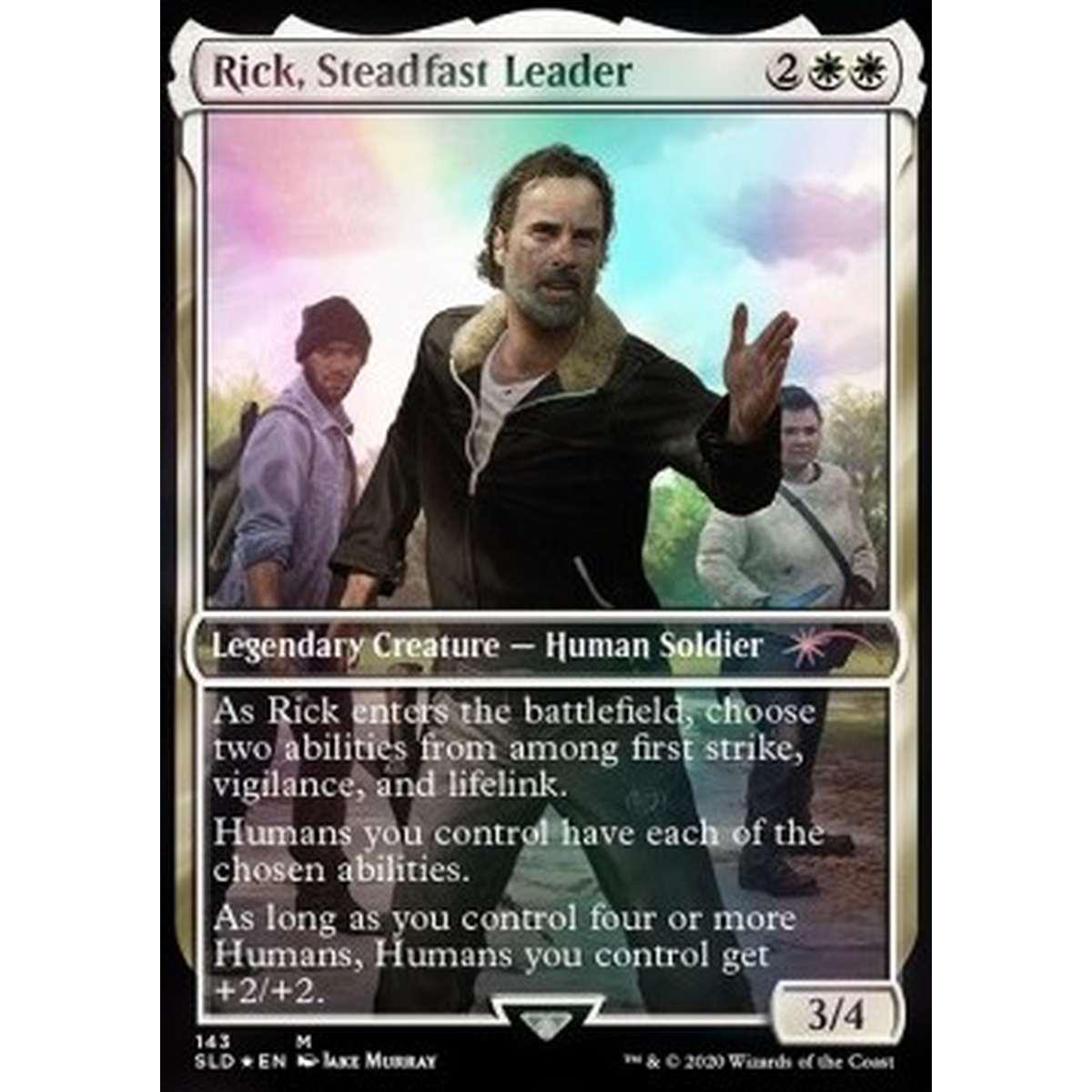 Rick, Steadfast Leader - Rick, Steadfast Leader - [SLD] [NM] [Foil]