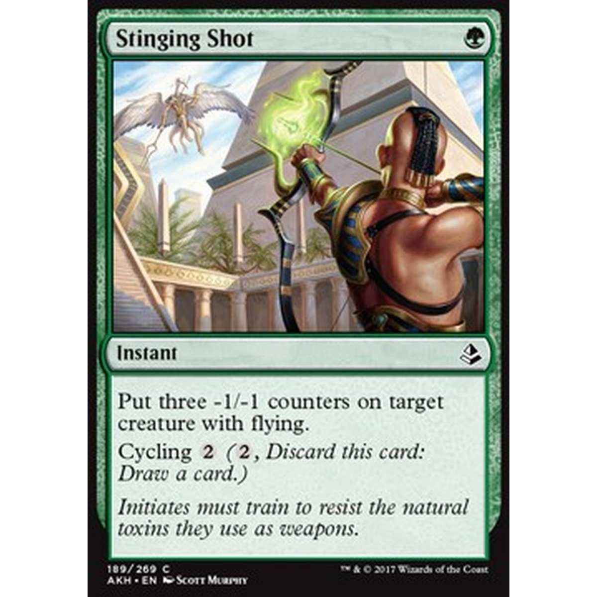 Stinging Shot - Tiro Pungente - [AKH] [NM]
