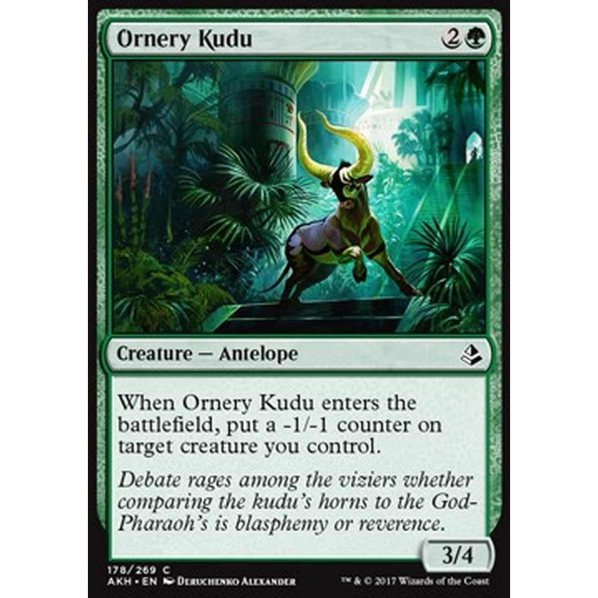 Ornery Kudu - Kudu Irascibile - [AKH] [NM]