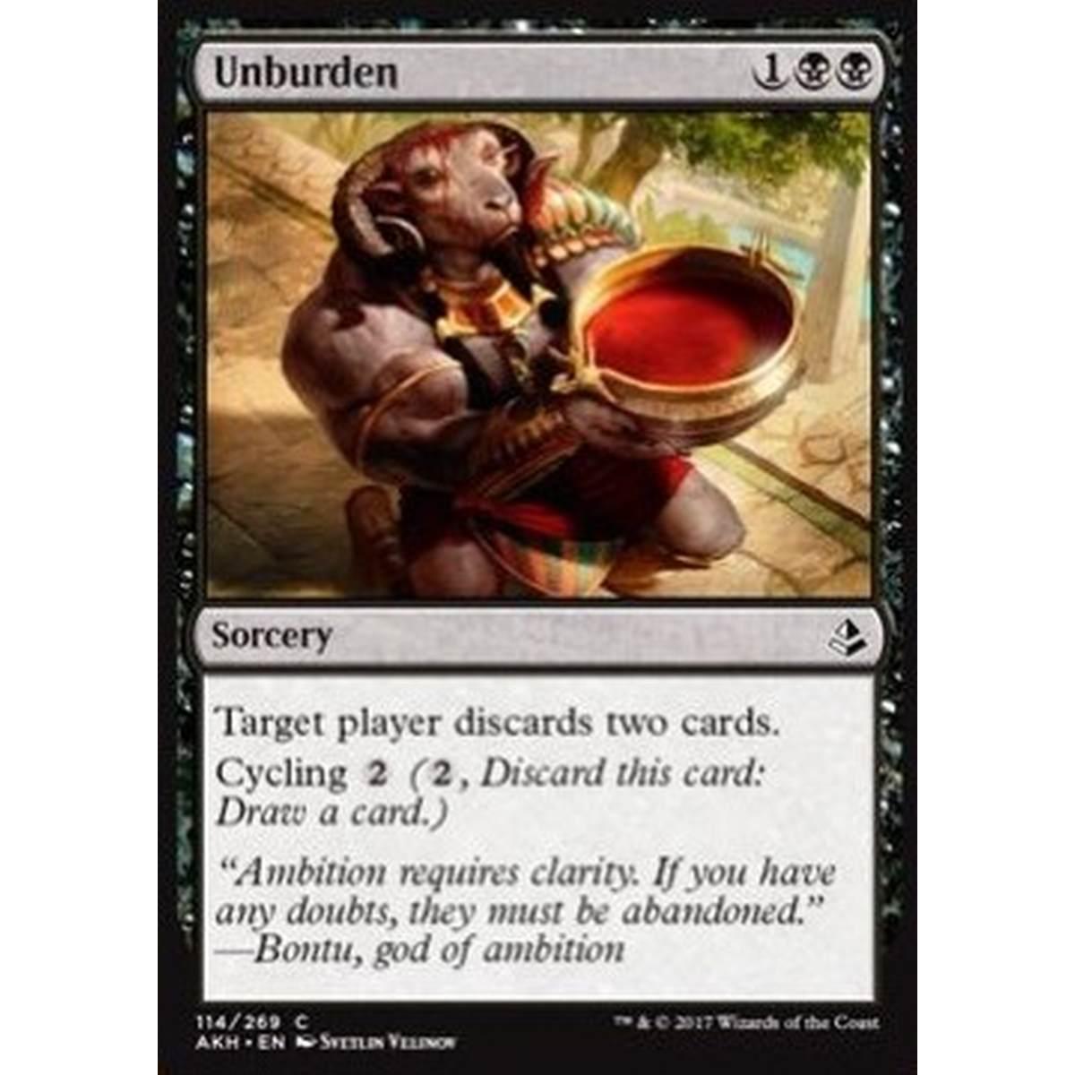 Unburden - Alleggerire - [AKH] [NM]