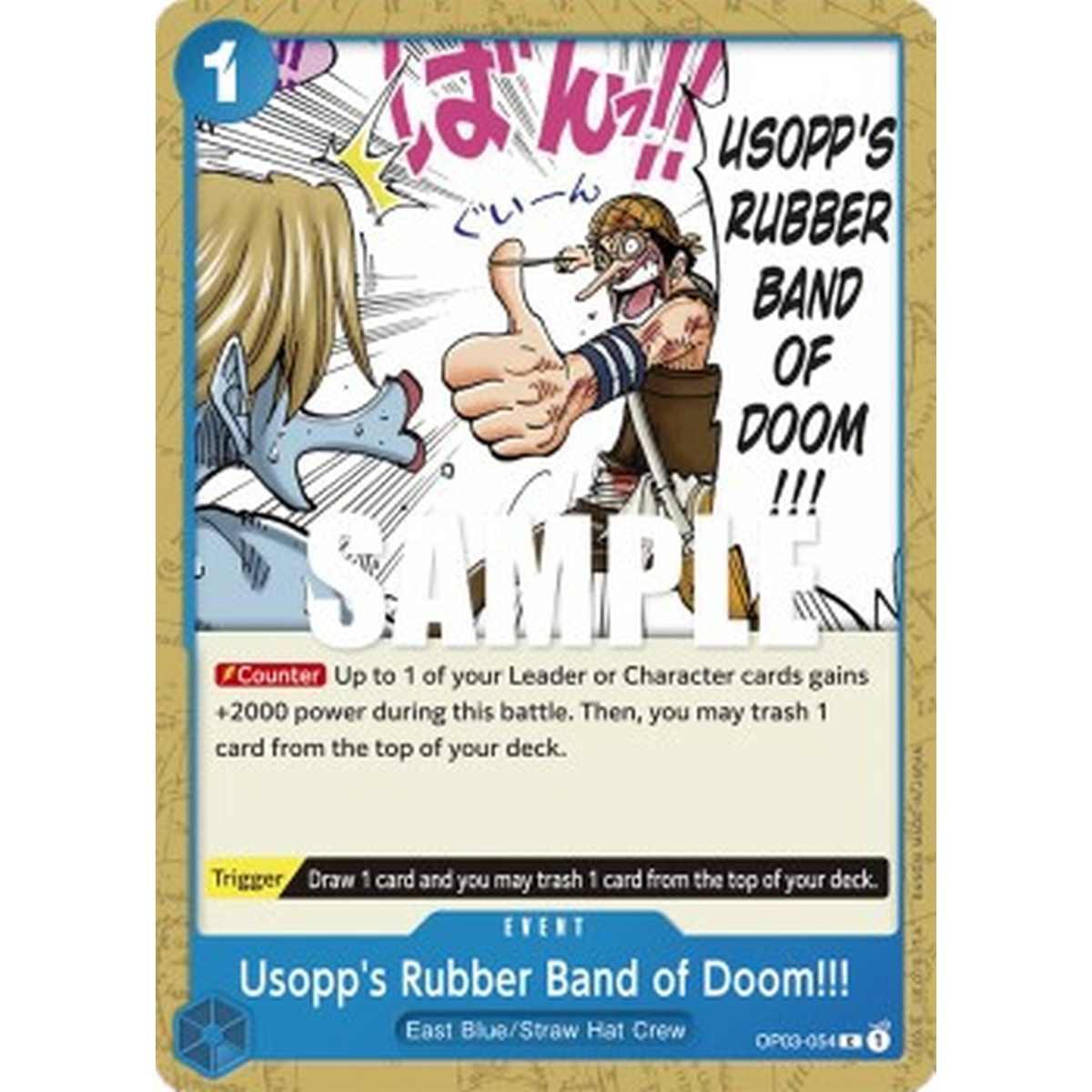 Usopp's Rubber Band of Doom!!! (OP03-054) - Usopp's Rubber Band of Doom!!! (OP03-054) - [OP03] [NM]