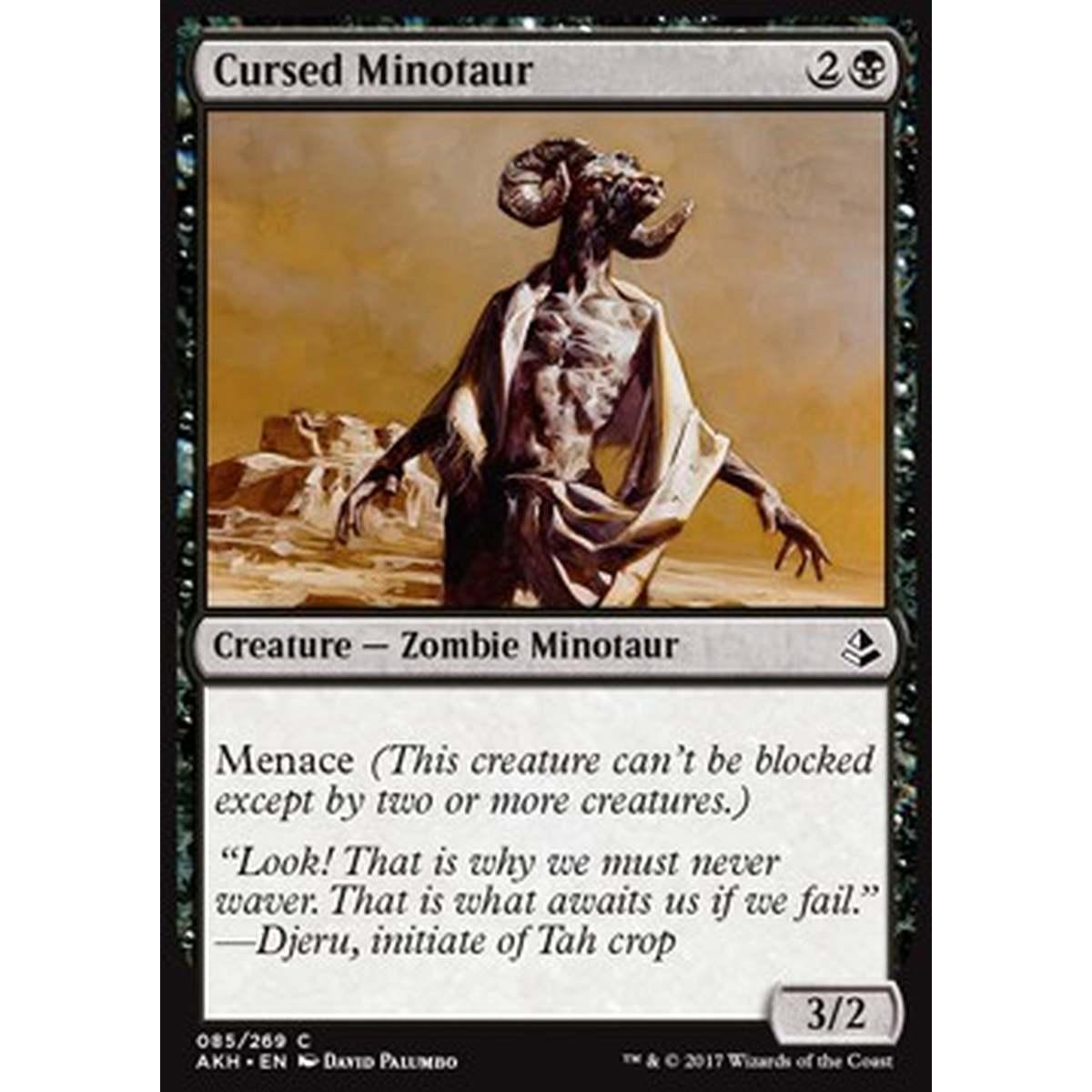 Cursed Minotaur - Minotauro Maledetto - [AKH] [NM]