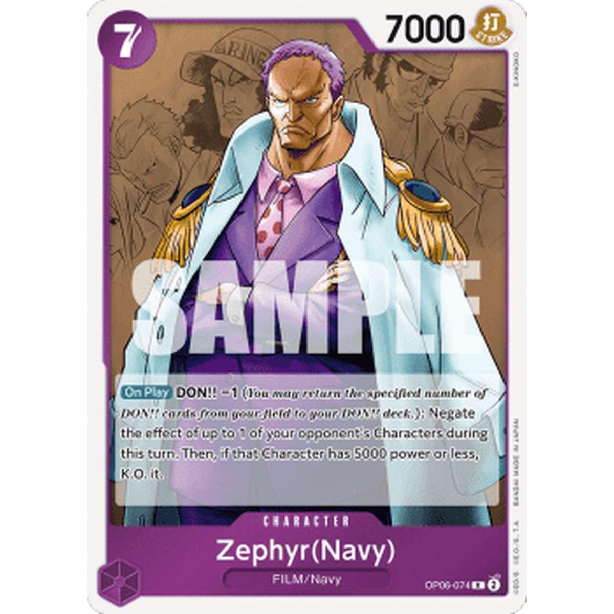 Zephyr (Navy) (OP06-074) - Zephyr (Navy) (OP06-074) - [OP06] [NM]