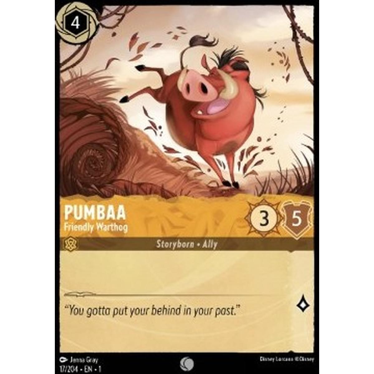 Pumbaa - Friendly Warthog - Pumbaa - Friendly Warthog - [1TFC] [NM]