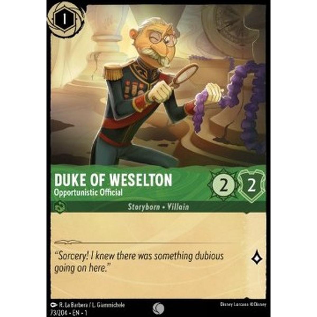 Duke of Weselton - Opportunistic Official - Duke of Weselton - Opportunistic Official - [1TFC] [NM]