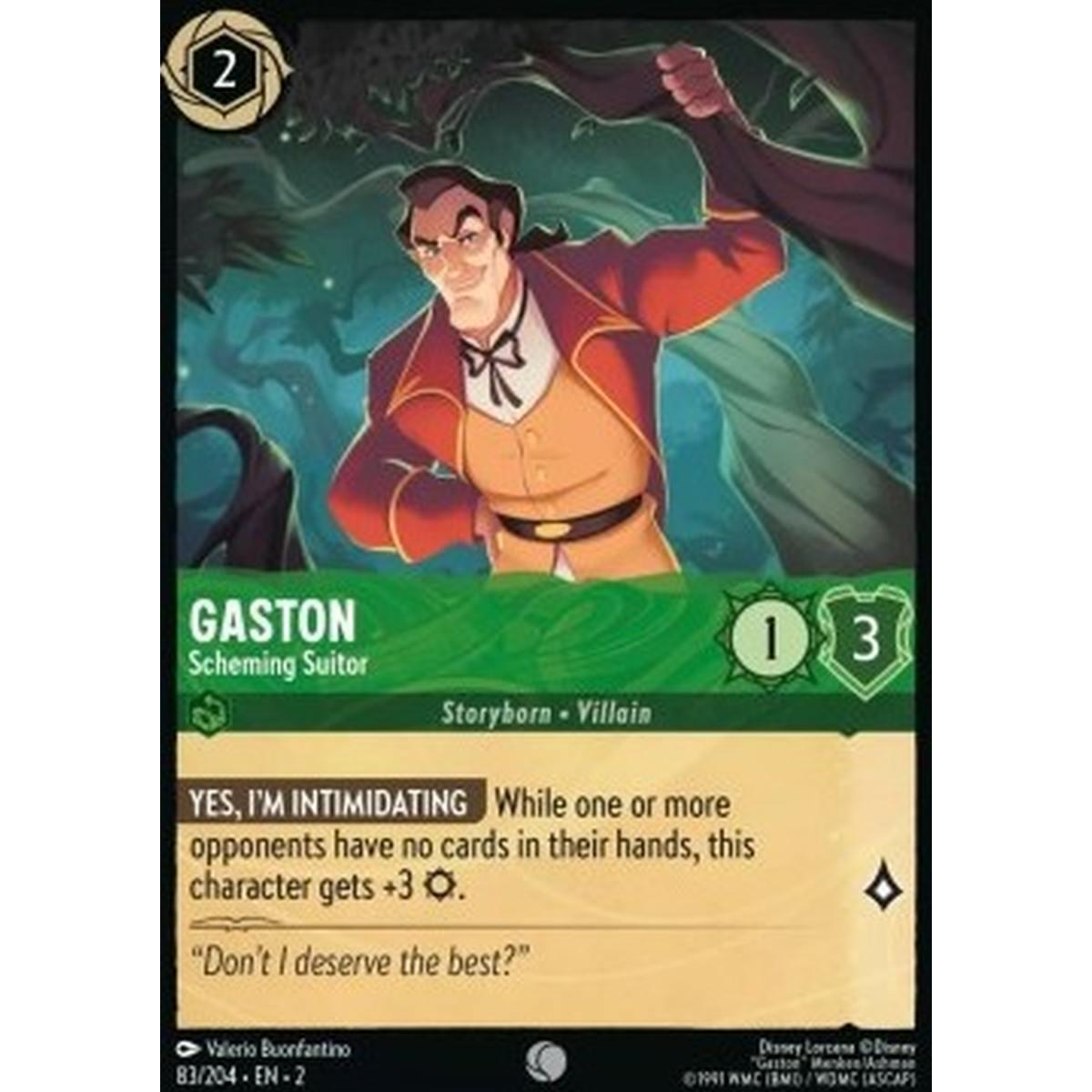 Gaston - Scheming Suitor - Gaston - Scheming Suitor - [2ROF] [NM]