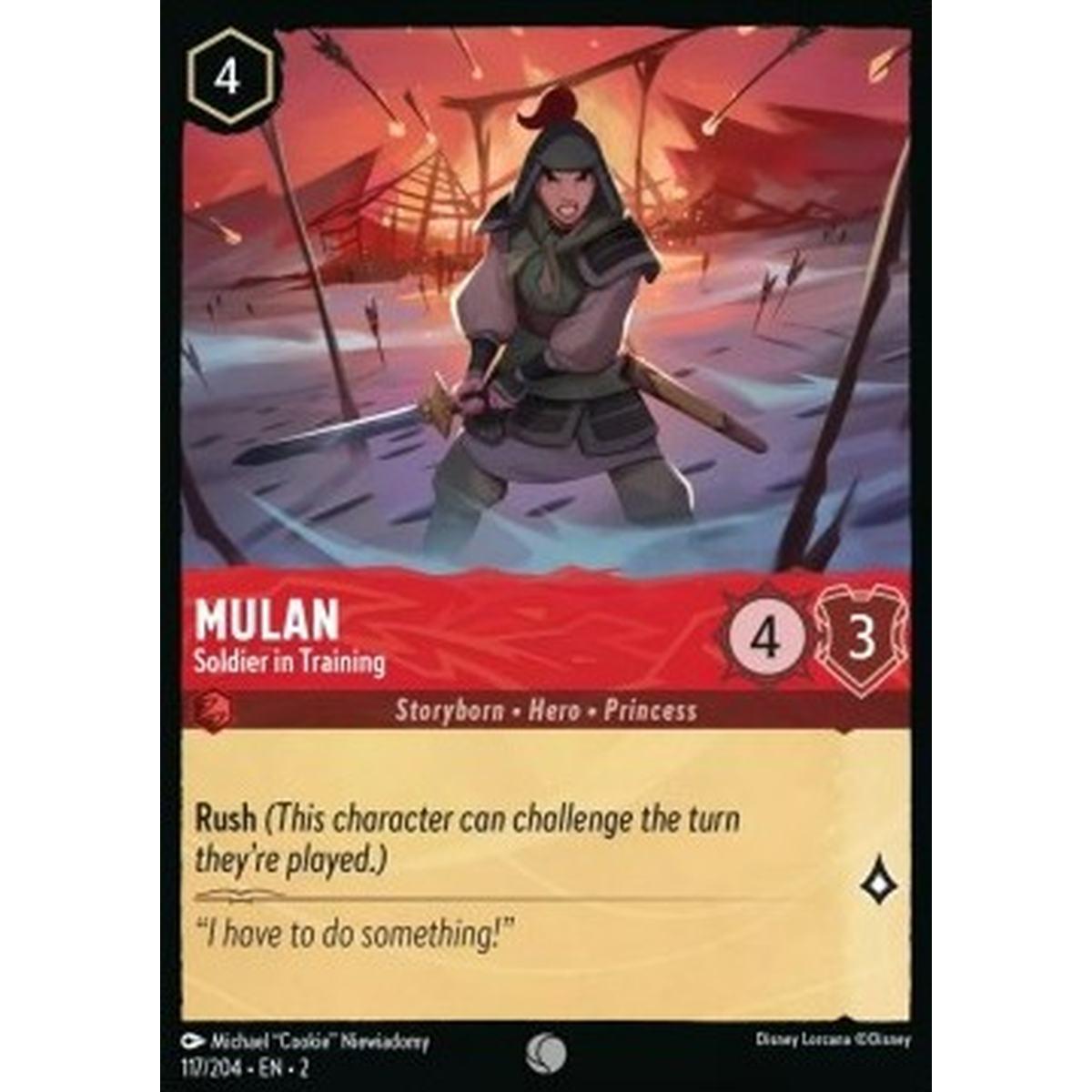 Mulan - Soldier in Training - Mulan - Soldier in Training - [2ROF] [NM]