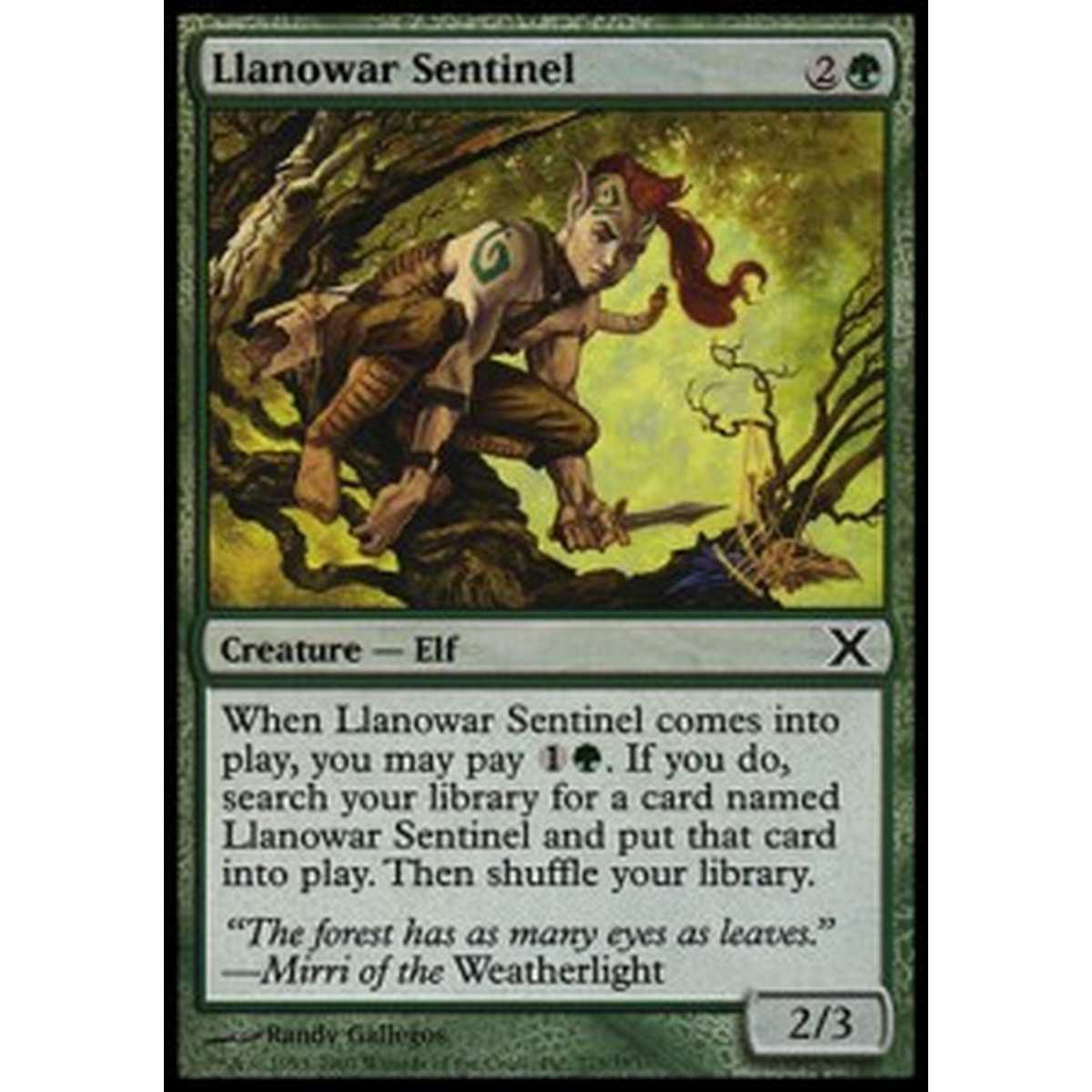 Llanowar Sentinel - Sentinella di Llanowar - [10E] [NM]