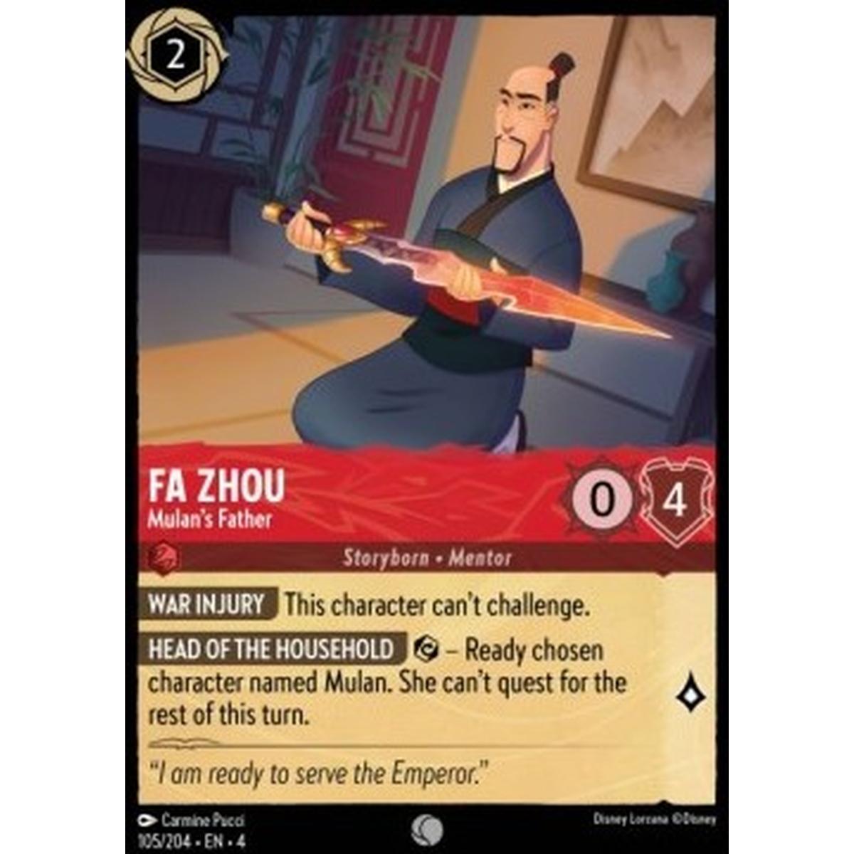 Fa Zhou - Mulan's Father - Fa Zhou - Mulan's Father - [4URS] [NM]