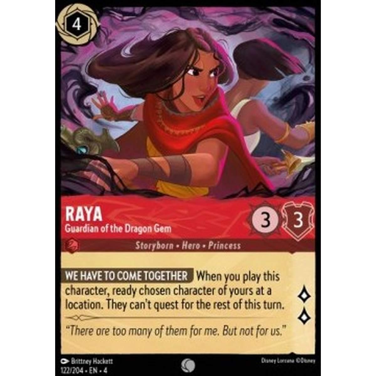 Raya - Guardian of the Dragon Gem - Raya - Guardian of the Dragon Gem - [4URS] [NM]