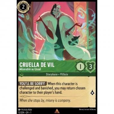 Cruella De Vil - Miserable As Usual - Cruella De Vil - Miserable As Usual - [1TFC] [NM]