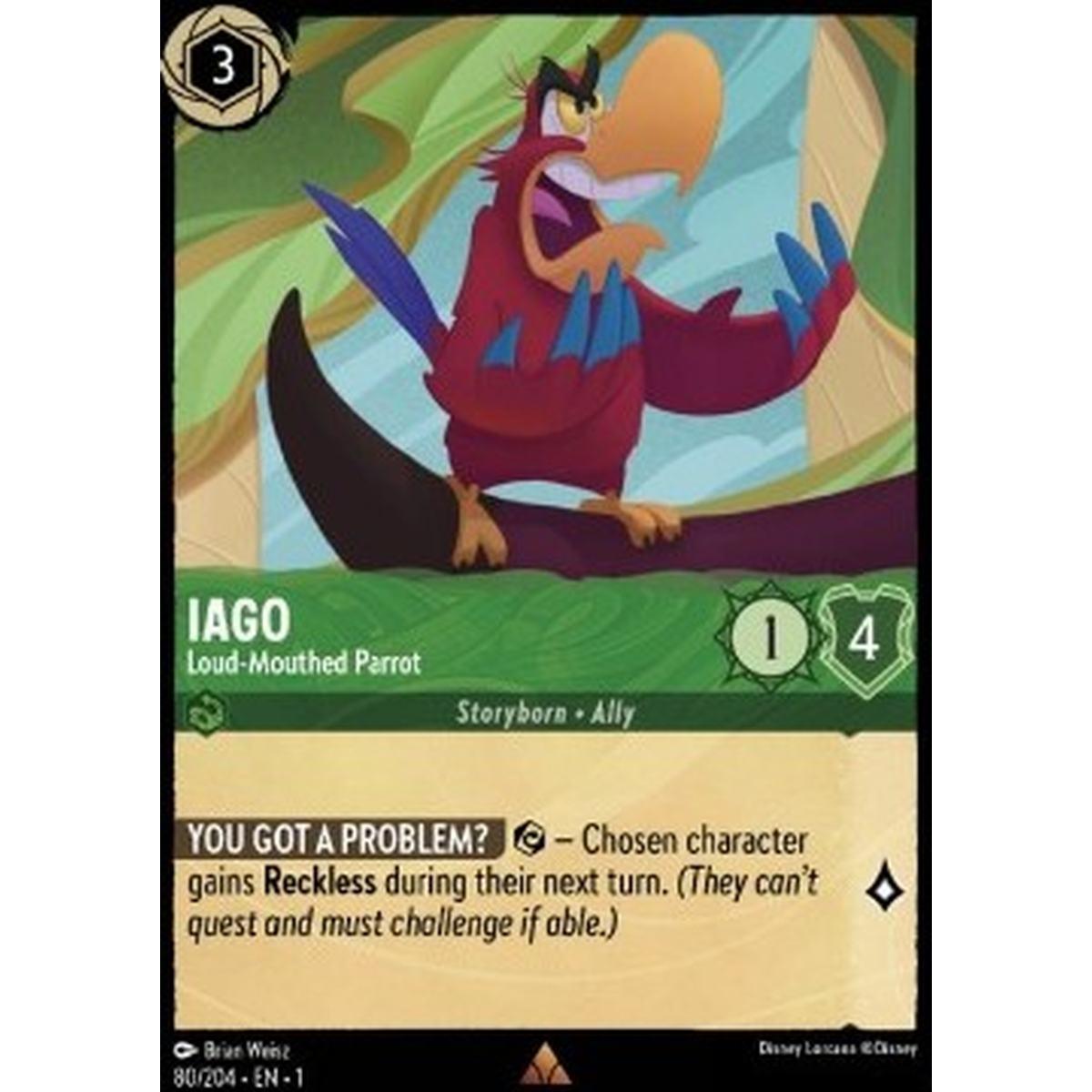 Iago - Loud-Mouthed Parrot - Iago - Loud-Mouthed Parrot - [1TFC] [NM]