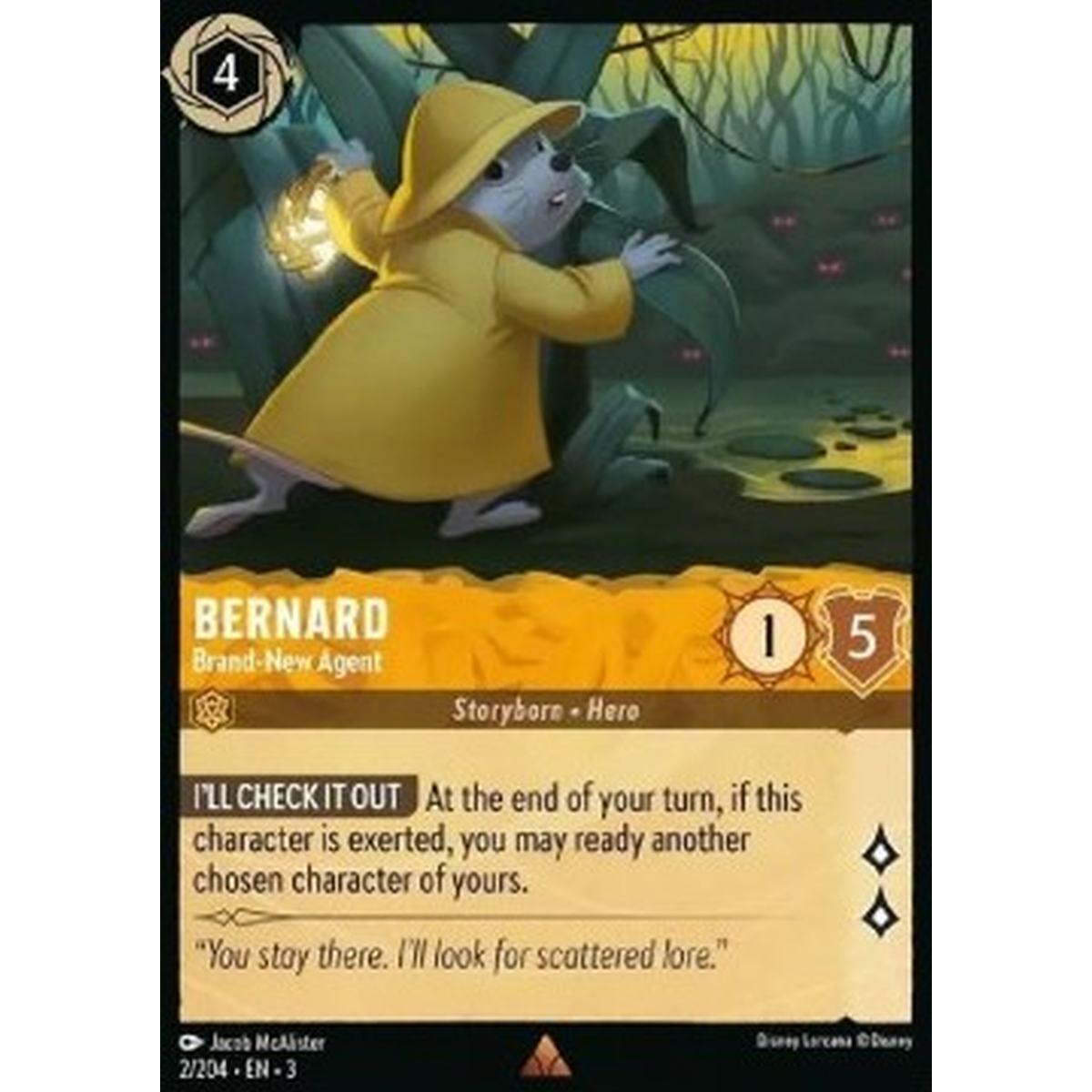 Bernard - Brand-New Agent - Bernard - Brand-New Agent - [3INK] [NM]