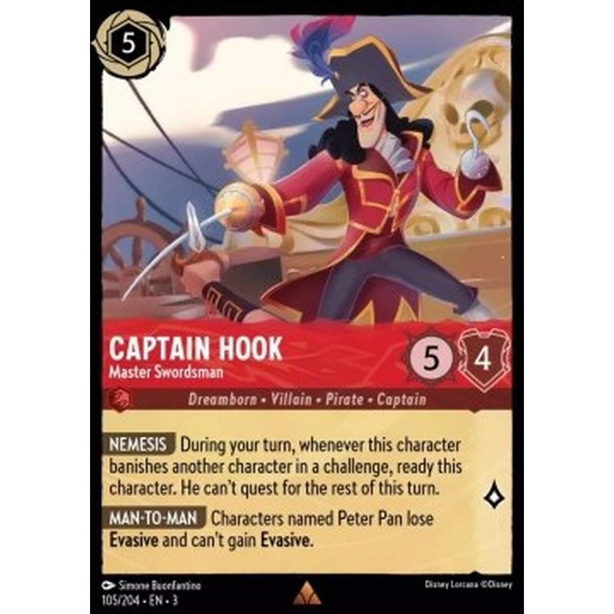 Captain Hook - Master Swordsman (V.1) - Captain Hook - Master Swordsman (V.1) - [3INK] [NM]