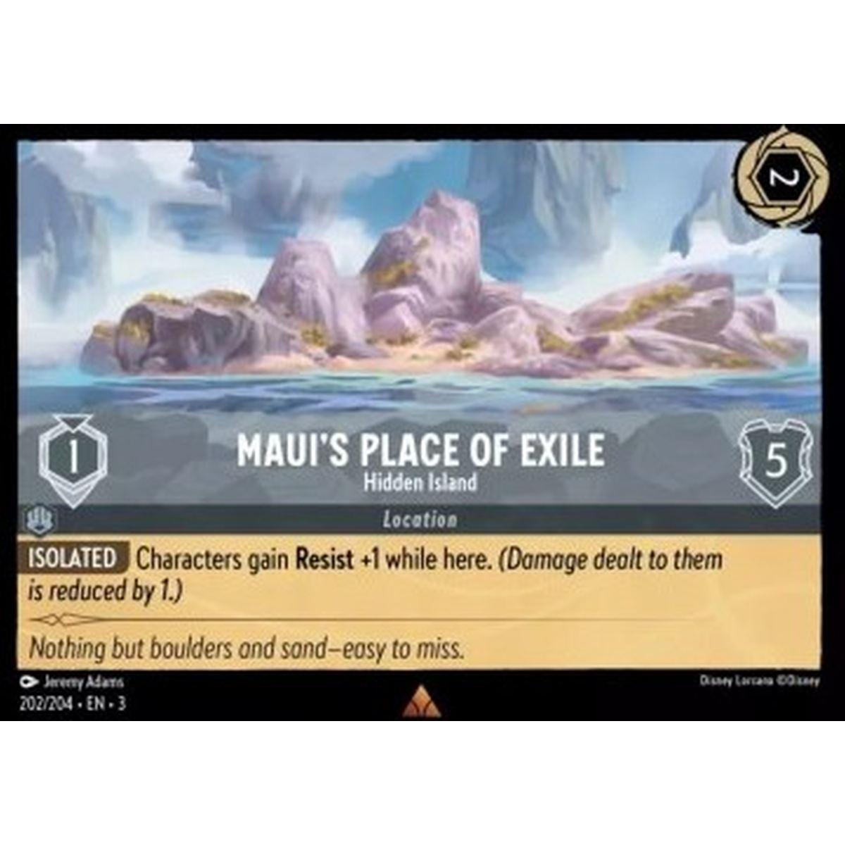 Maui's Place of Exile - Hidden Island - Maui's Place of Exile - Hidden Island - [3INK] [NM]