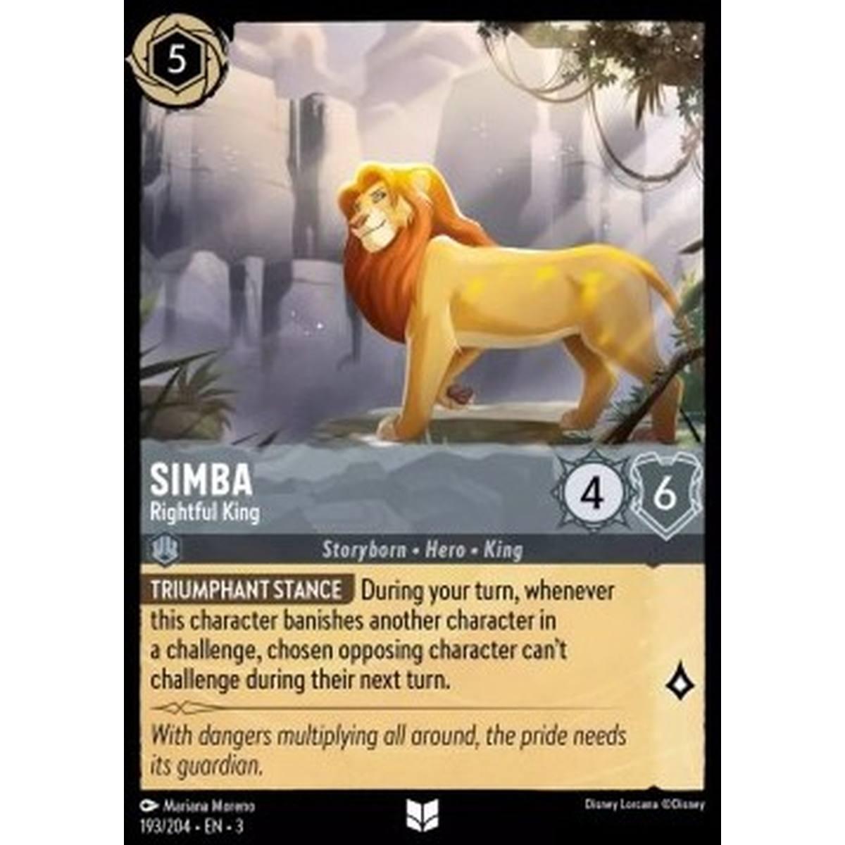 Simba - Rightful King - Simba - Rightful King - [3INK] [NM] [Foil]