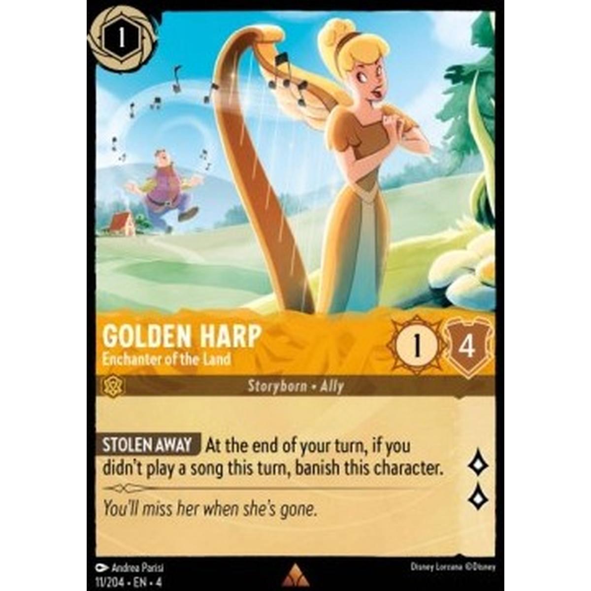 Golden Harp - Enchanter of the Land - Golden Harp - Enchanter of the Land - [4URS] [NM]