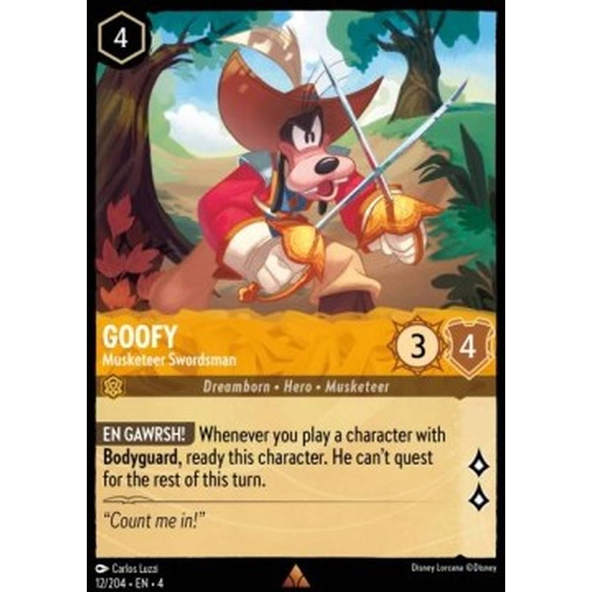Goofy - Musketeer Swordsman - Goofy - Musketeer Swordsman - [4URS] [NM]