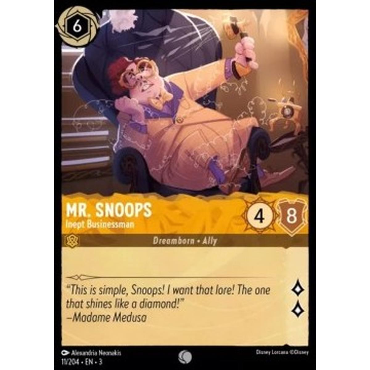 Mr. Snoops - Inept Businessman - Mr. Snoops - Inept Businessman - [3INK] [NM] [Foil]