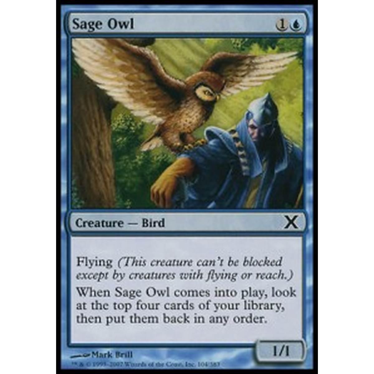 Sage Owl - Gufo Sapiente - [10E] [NM]