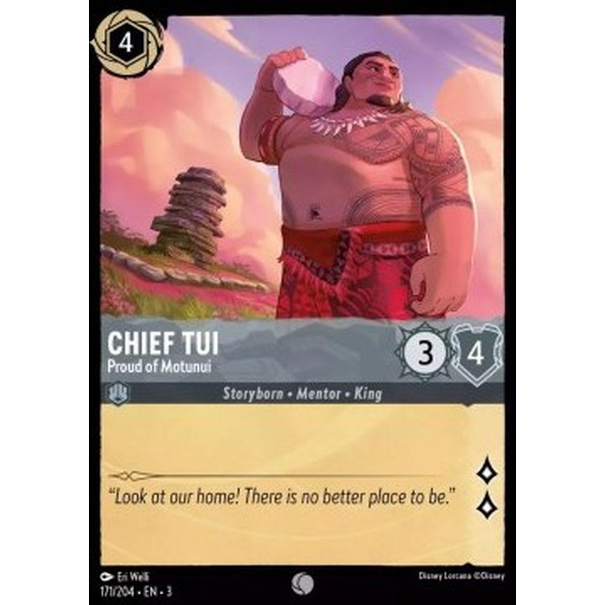 Chief Tui - Proud of Motunui - Chief Tui - Proud of Motunui - [3INK] [NM] [Foil]