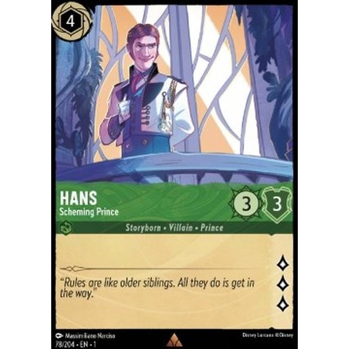 Hans - Scheming Prince - Hans - Scheming Prince - [1TFC] [NM]