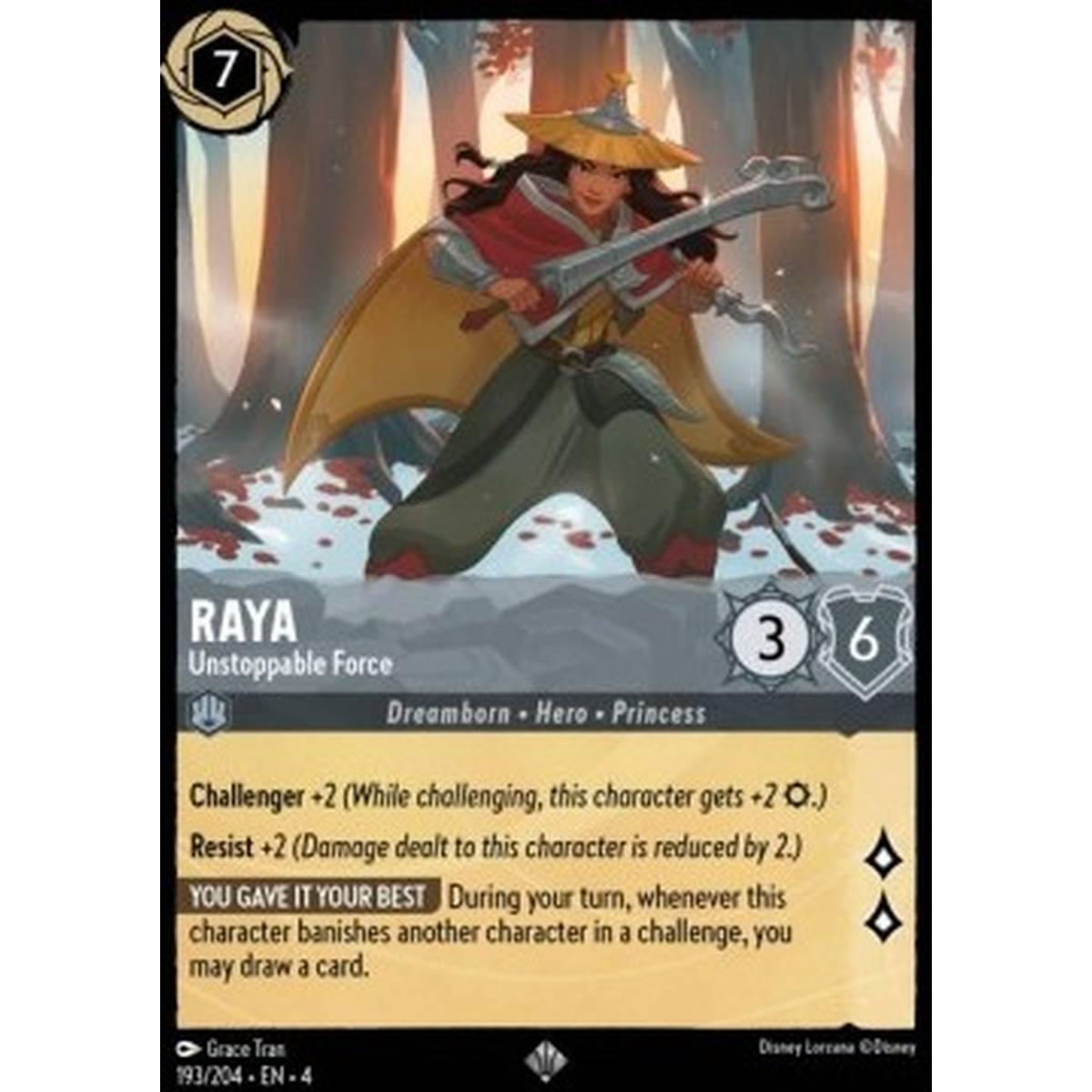 Raya - Unstoppable Force - Raya - Unstoppable Force - [4URS] [NM]