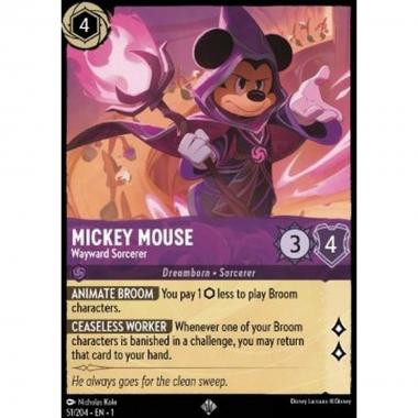 Mickey Mouse - Wayward Sorcerer (V.1) - Mickey Mouse - Wayward Sorcerer (V.1) - [1TFC] [NM] [Foil]
