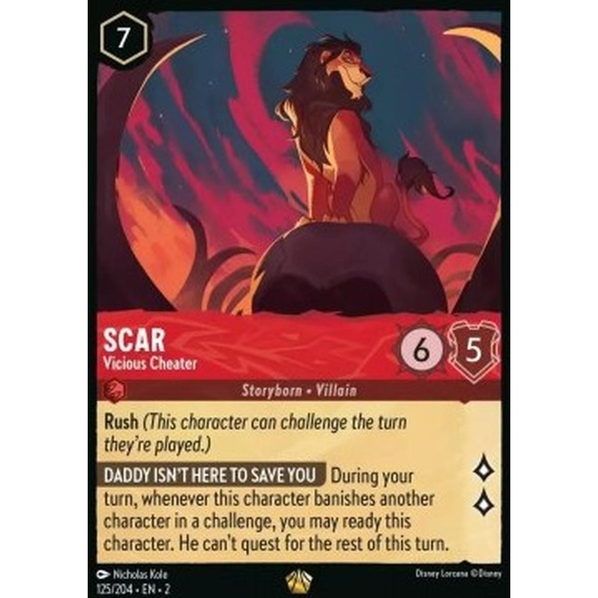 Scar - Vicious Cheater - Scar - Vicious Cheater - [2ROF] [NM]