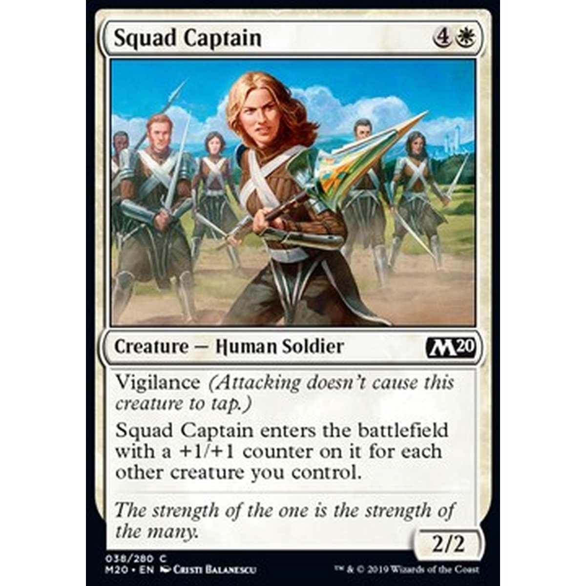 Squad Captain - Capitana dello Squadrone - [M20] [NM]