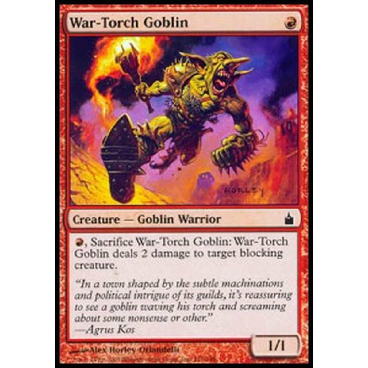 War-Torch Goblin - War-Torch Goblin - [RAV] [EX] [Foil]