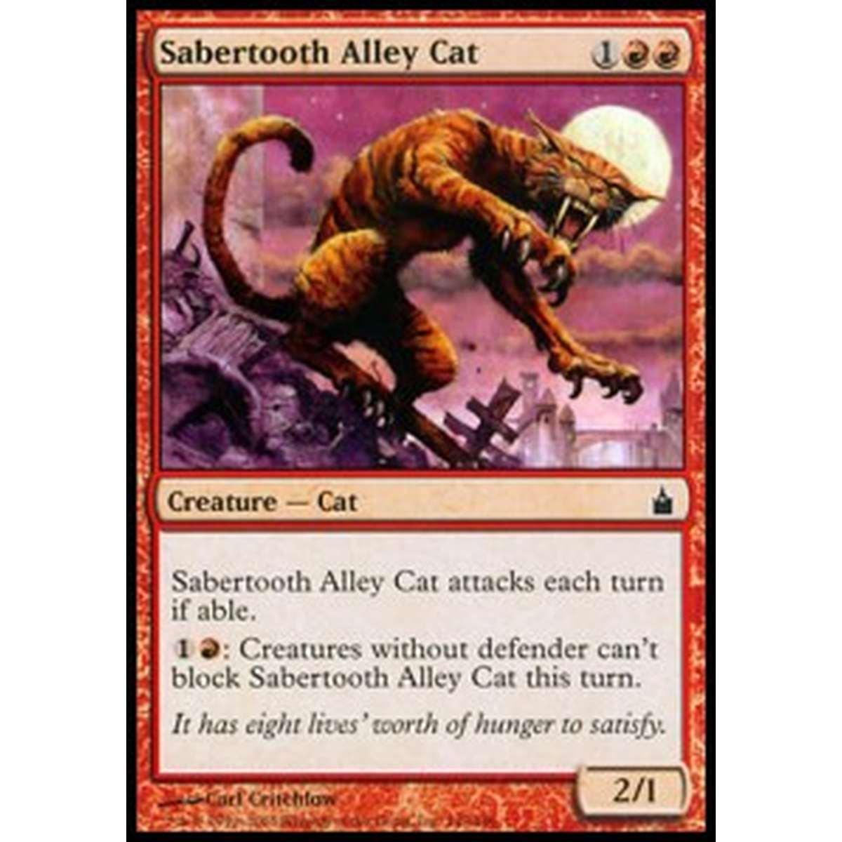 Sabertooth Alley Cat - Gattaccio Denti a Sciabola - [RAV] [EX] [Foil]